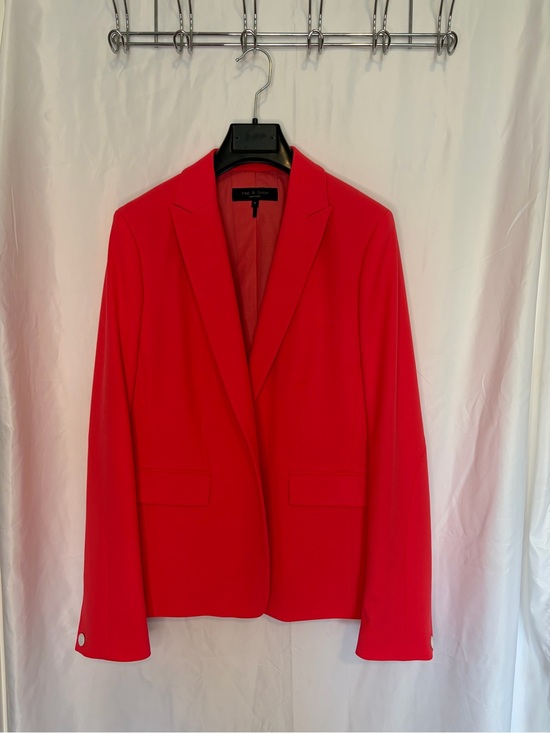 rag & bone Jackets & Blazers - rag & bone Bright orange Tailored Pant Suite